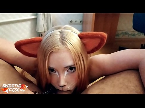 ❤️ Kitsune اس کے منہ میں ڈک اور سہ نگل ❤️❌ مقعد فحش  ️❤